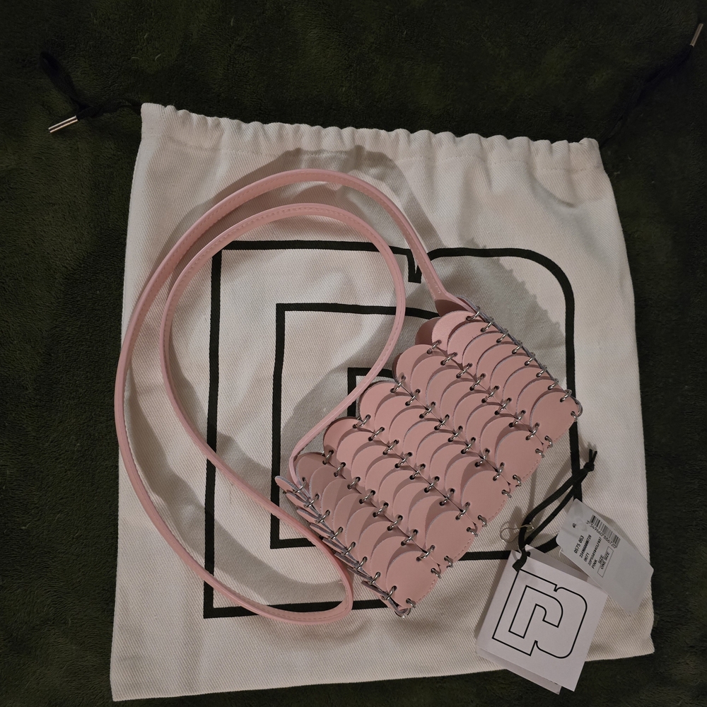 Paco Rabanne Light Pink Crossbody Bag